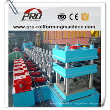 Two Wave And Three Wave Highway Guardrail Plate Machine / High Speed ​​Road Guardrail Plate Roll formando a máquina